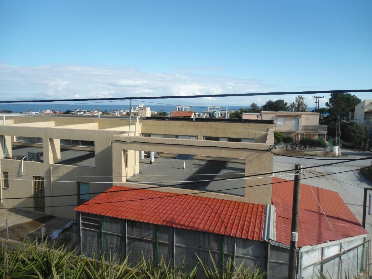 Sunny Apartment 15 Min From Airport And Sea Artemida  Bagian luar foto